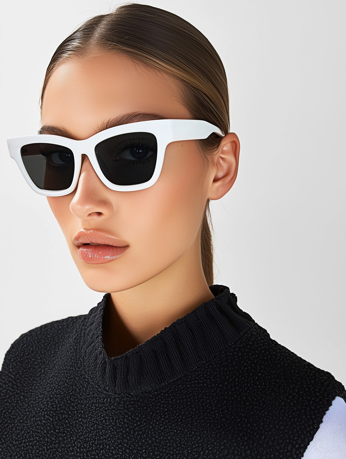 Thick Square Sunglasses-zoom-3