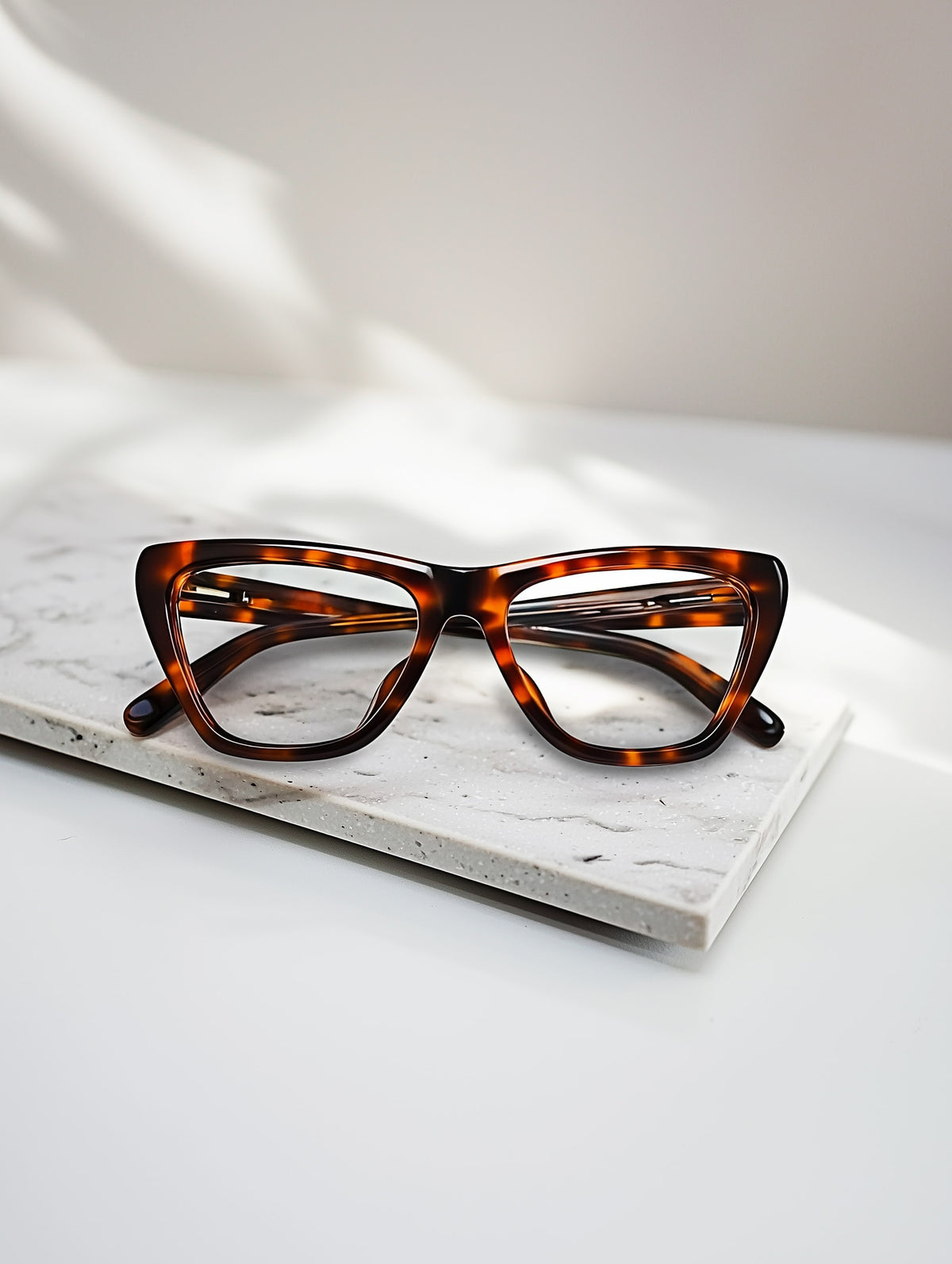 Sculpted Frame Cat-Eye Glasses-zoom-2