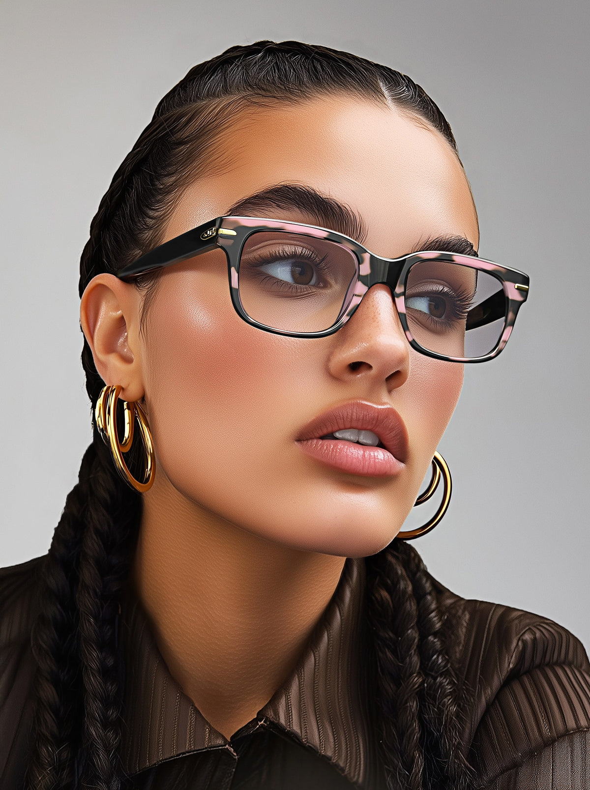 Cove Keyhole Frame Glasses-zoom-3