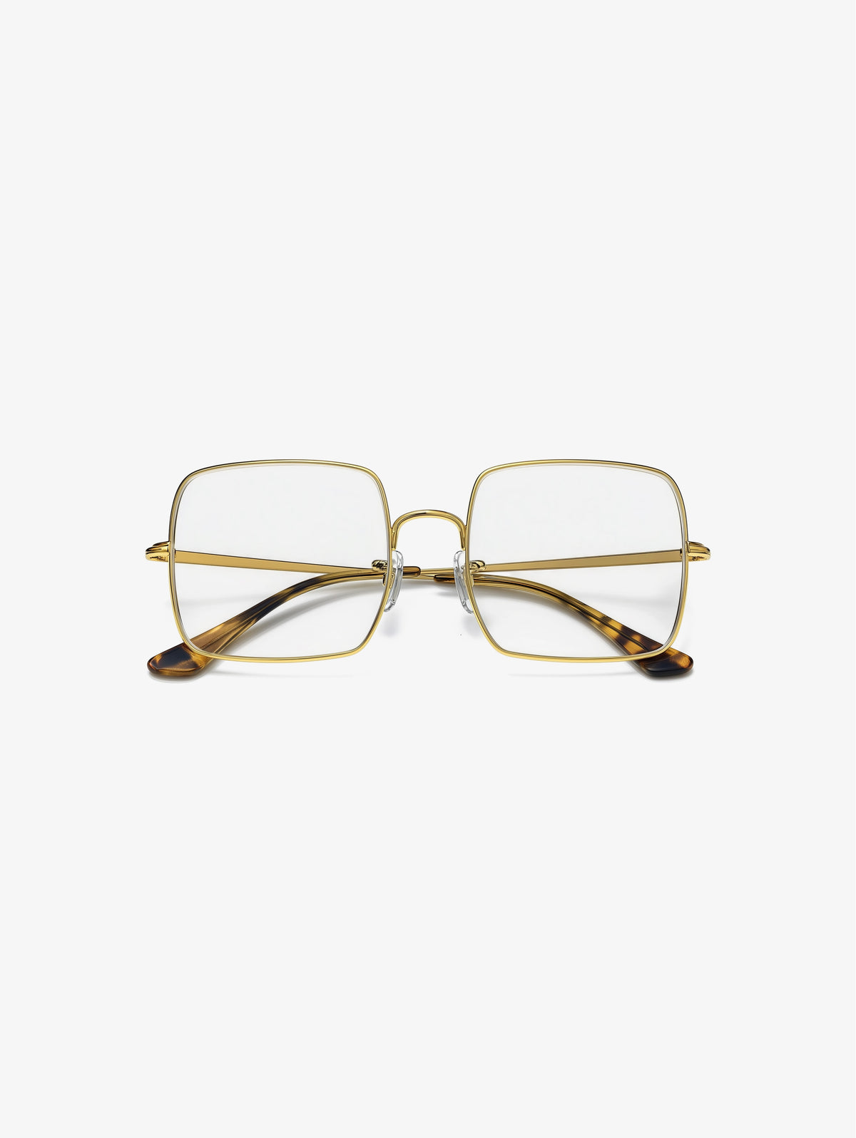 Metal Edge Square Glasses