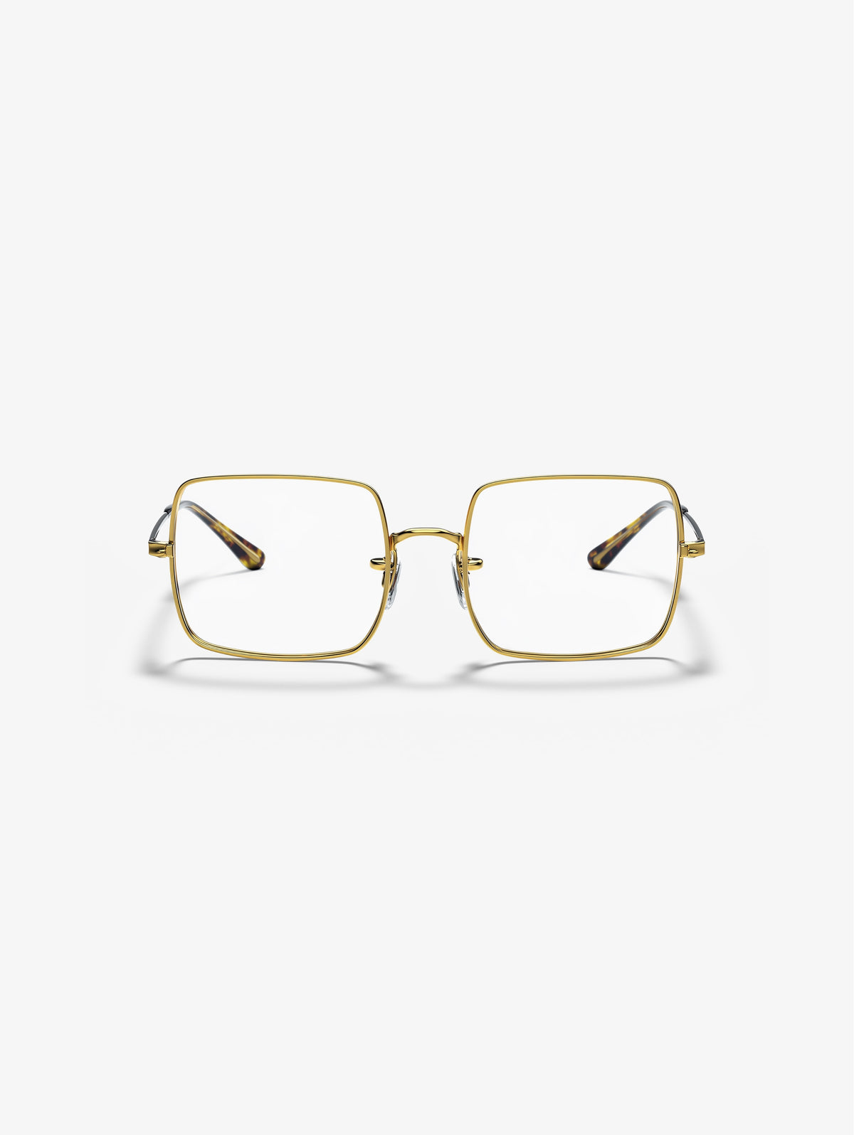 Metal Edge Square Glasses