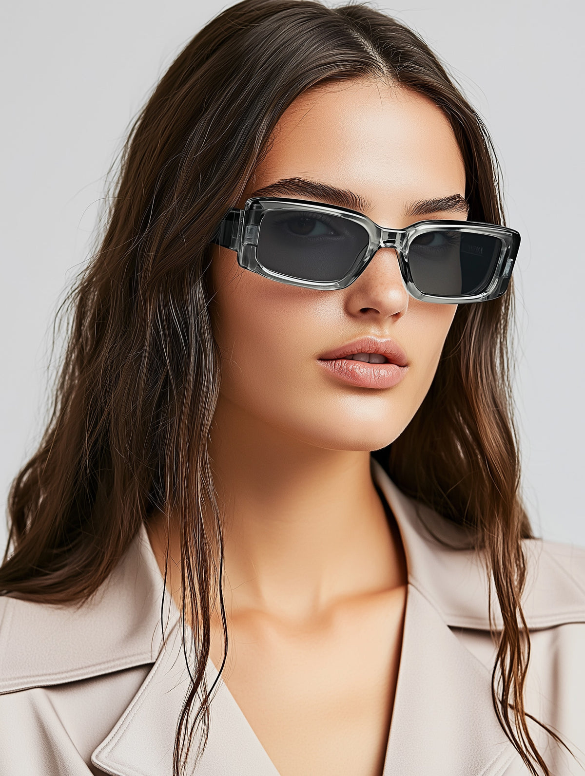 Bold Rectangle Prescription Sunglasses-zoom-3