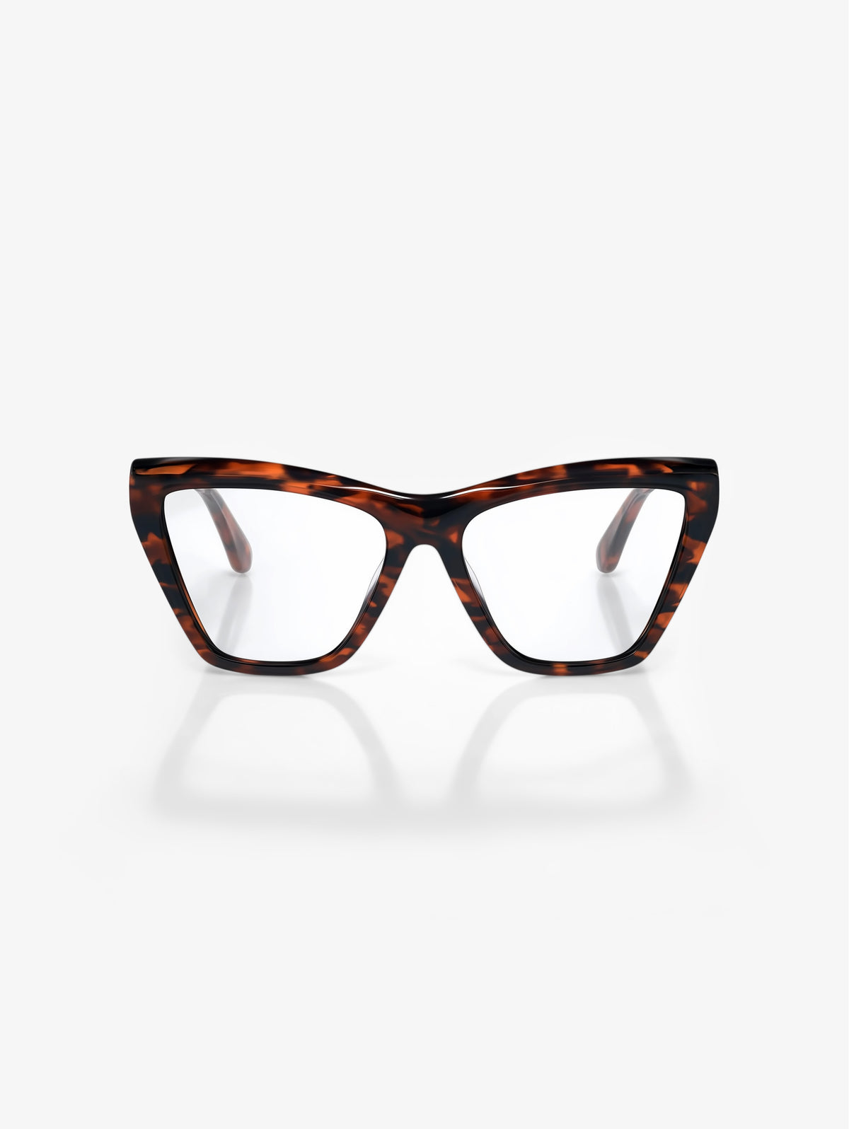 Bold Curve Cat-Eye Glasses-zoom-1