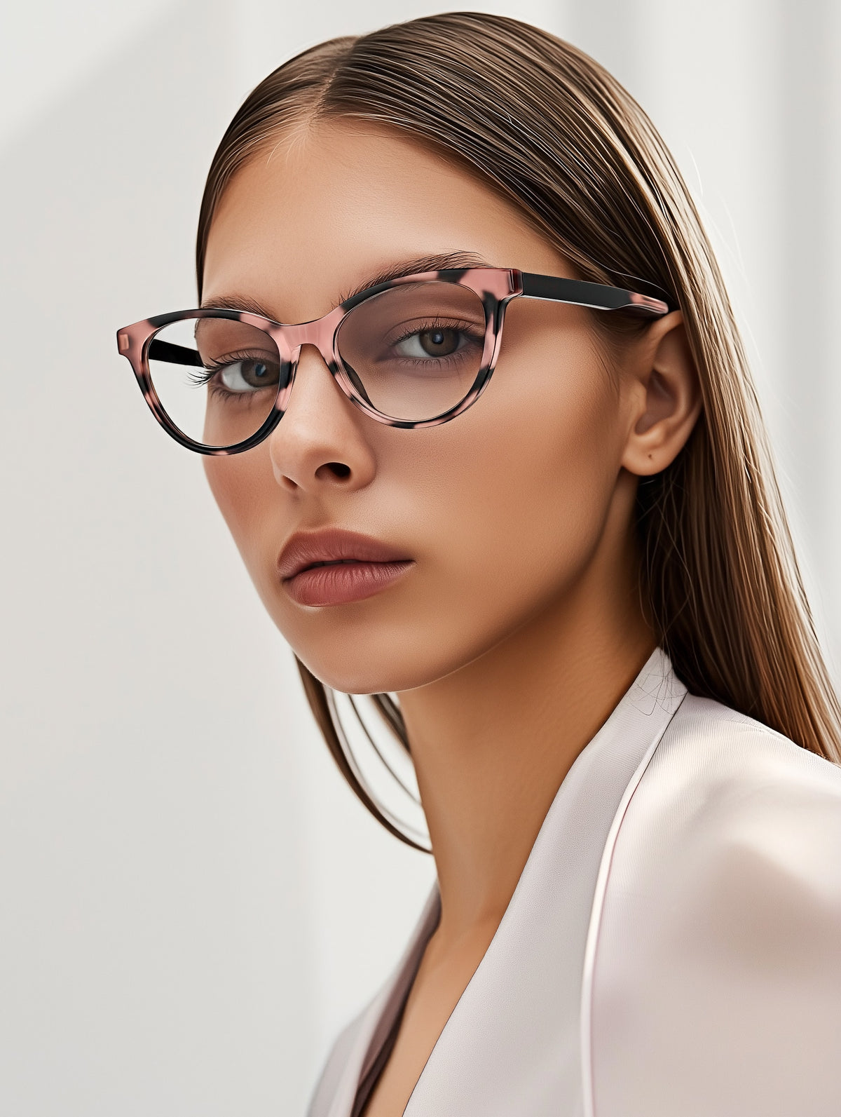 Sleek Wide Cat-Eye Frame-zoom-3